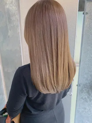セミロング カラー bnd_bnd アイのヘアスタイル