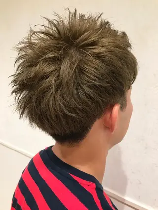 ショート カラー メンズ Vir by browのヘアスタイル
