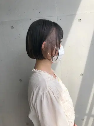 ショート カラー ☕️ベージュカラー 内藤光哉☕️のヘアスタイル