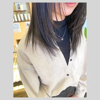 セミロング 佐藤 沙也輝のヘアスタイル