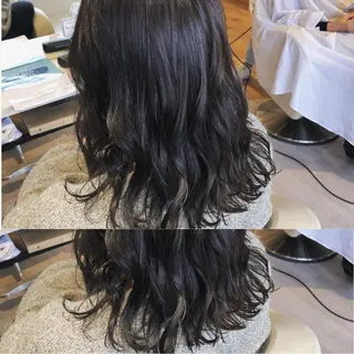 ミディアム カラー ヘアアレンジ 金子 富士のヘアスタイル