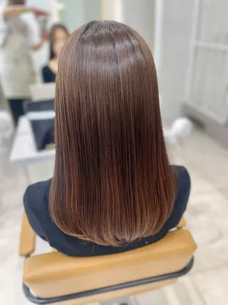 ミディアム 中顔面短縮 顔まわり新田大翔のヘアスタイル
