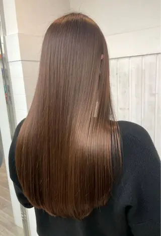 ロング 🖤酸性縮毛矯正/ 艶髪🖤のヘアスタイル