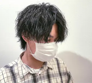 パーマ メンズ 【メンズ特化】 池田大成✂︎のヘアスタイル
