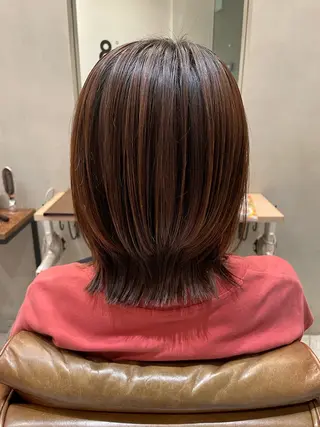 ミディアム 溝口 右京のヘアスタイル