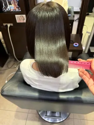 セミロング 【髪質改善💎韓国風 レイヤー🌷】山川のヘアスタイル