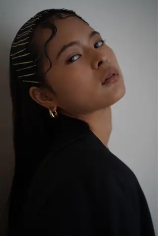 ロング カラー くびれミディアム/似 合わせ/鎌倉/edAのヘアスタイル