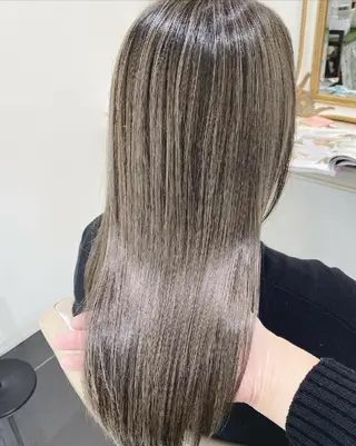 ロング カラー ＡＳＨ大宮/ブリーチ 髪質改善/カラーのヘアスタイル