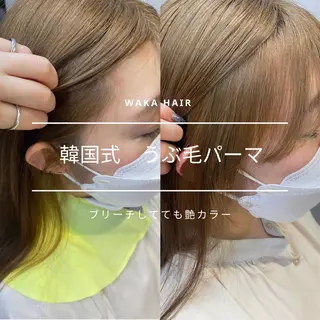 ロング パーマ wakana 【ブリーチカラー】のヘアスタイル