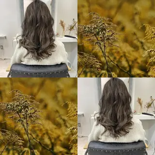 ロング カラー 大場 友稀のヘアスタイル