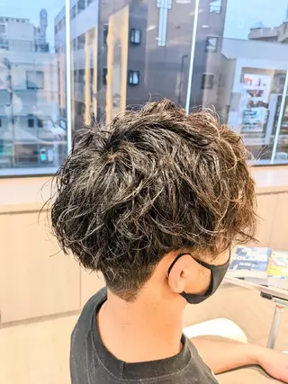 ショート メンズ パーマ 小川 健治✨のヘアスタイル