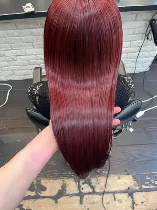 ロング ✨艶々ケア カラー🎀ミカゼのヘアスタイル