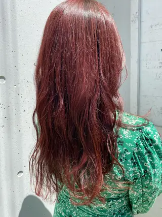 ロング カラー ヘアアレンジ お任せヘア☘️☘️ 及川渚のヘアスタイル