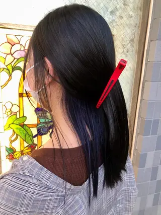 ロング カラー 鷺沼駅徒歩1分 キシタクのヘアスタイル