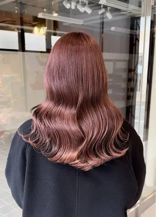 セミロング パーソナルカラー/ 小顔カット/小出朋哉のヘアスタイル