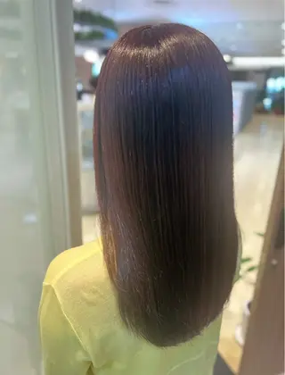 セミロング 縮毛矯正/髪質改善/ 艶髪ササキナツミのヘアスタイル