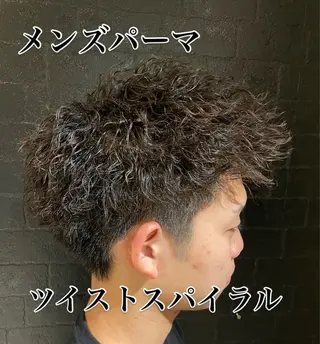 パーマ RISE 長谷川太尊のヘアスタイル