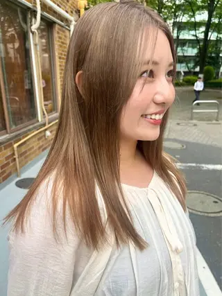 ロング カラー 🌼似合わせカット 🌼おぎの みき🌼のヘアスタイル