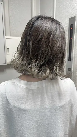 カラー シマオカイッセイ 個室サロンaceのヘアスタイル