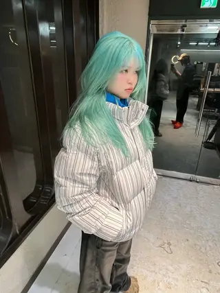 ミディアム カラー 💖艶ハイトーン髪質 改善💖ケンシンのヘアスタイル
