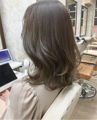 ミディアム 髪質改善/ メンズカット・パーマのヘアスタイル