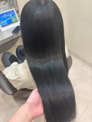 ロング カラー ワンカラー/モデル /Rin/西葛西のヘアスタイル