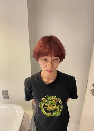 メンズ 🎨透明感カラー/ ハイライト/近藤怜那のヘアスタイル