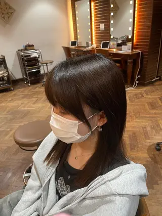 ミディアム stylist YUTOのヘアスタイル