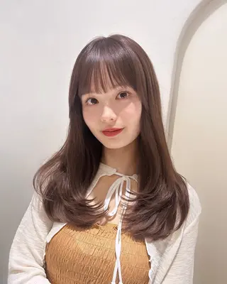 セミロング ミディアムヘア Chifumiのヘアスタイル