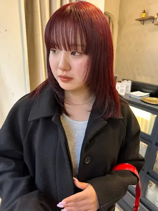 セミロング 薄暮 マツイ レンのヘアスタイル