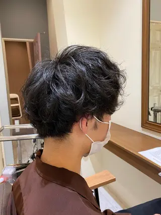 ショート パーマ メンズ いいの ともこのヘアスタイル