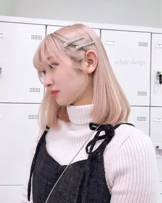 ミディアム RIKO👼🏻💓 韓国ガーリーのヘアスタイル