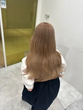 ロング カラー モテ髪ハイトーン🫧 serina🎀池袋のヘアスタイル