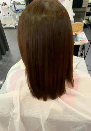 セミロング 中本 愛理のヘアスタイル