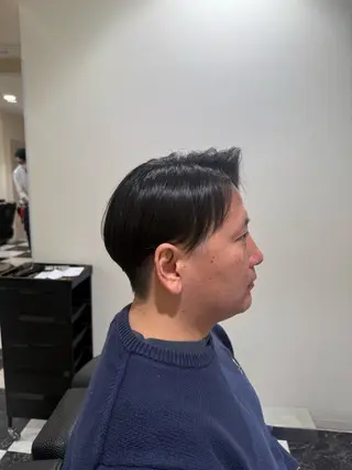 ミディアム メンズ 似合わせカットパーマ 長峯丈士のヘアスタイル