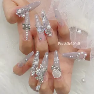 ネイル HANA 長さだしのネイルデザイン