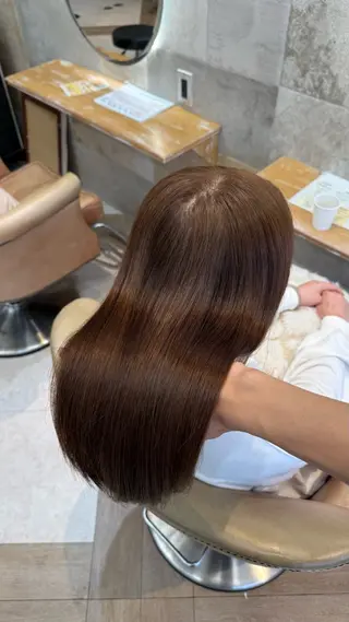 ロング カラー 金山/ブリーチなし/ 透明感/ボブ/ゆうきのヘアスタイル