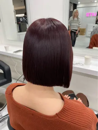 ショート カラー 🎀ツヤ髪✖︎ 暖色🎀RYUKAのヘアスタイル