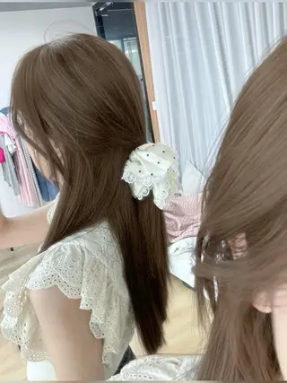 カラー 透明感うる艶カラー 🤍MANAMIのヘアスタイル