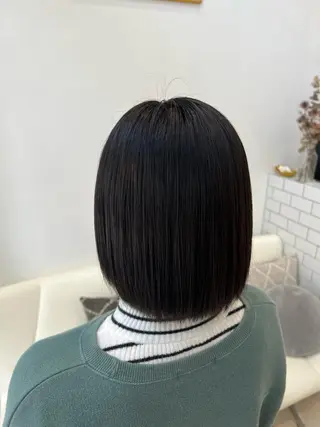 ミディアム カラー パーマ 堀井 凌平のヘアスタイル