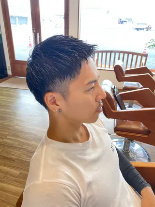 ショート メンズ 心cocoro RISAのヘアスタイル