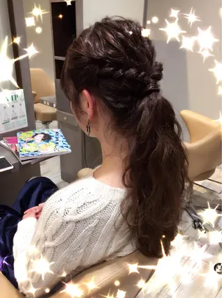 ヘアアレンジ ヘアセット 野中のヘアスタイル