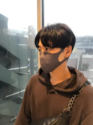 ショート メンズ ❤︎︎韓国ヘア❤︎︎ 𝑺𝒉𝒊𝒉𝒐のヘアスタイル