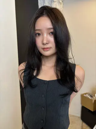 ロング カラー Mikoto /透明感カラー/原宿のヘアスタイル