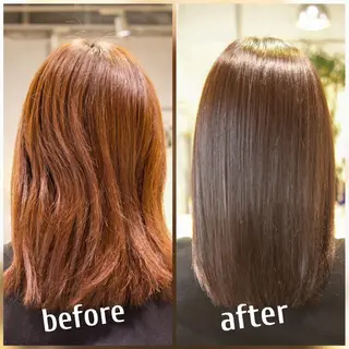 セミロング カラー 加藤 健太のヘアスタイル