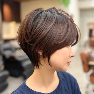 ショート カラー 銀座No.1ショート 似合わせカット/といのヘアスタイル
