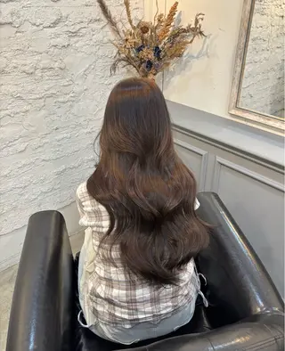 ロング カラー 関口 玲那のヘアスタイル