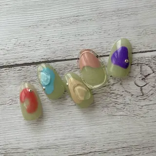 ネイル Nailsalon BLOOM🌷 山崎のネイルデザイン