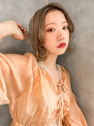 ミディアム 栗本 博史のヘアスタイル