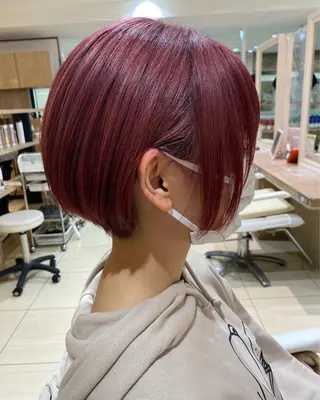 ショート カラー 大人髪質改善/ 源美晴のヘアスタイル